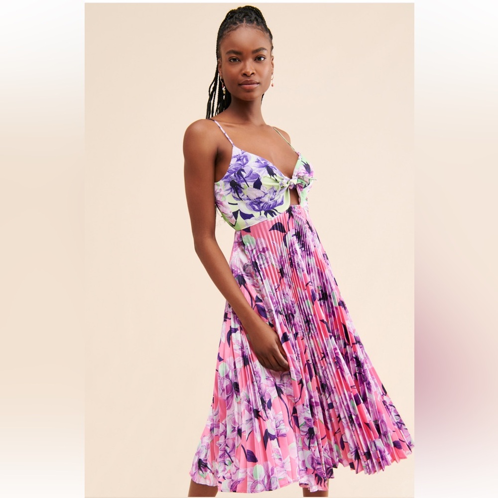 Delfi Collective from Anthropologie Quinn Pleated Dress